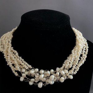 Freshwater Cultured Pearls with sterling silver